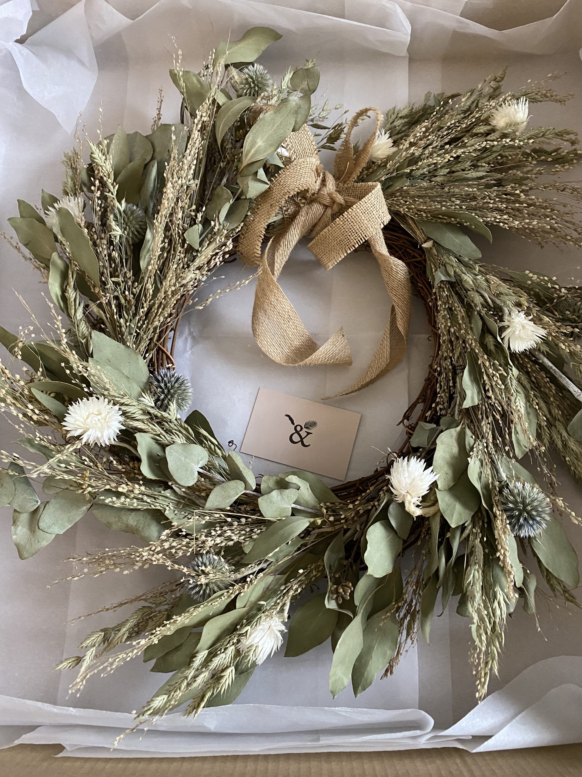 Eucalyptus Swirls Wreath